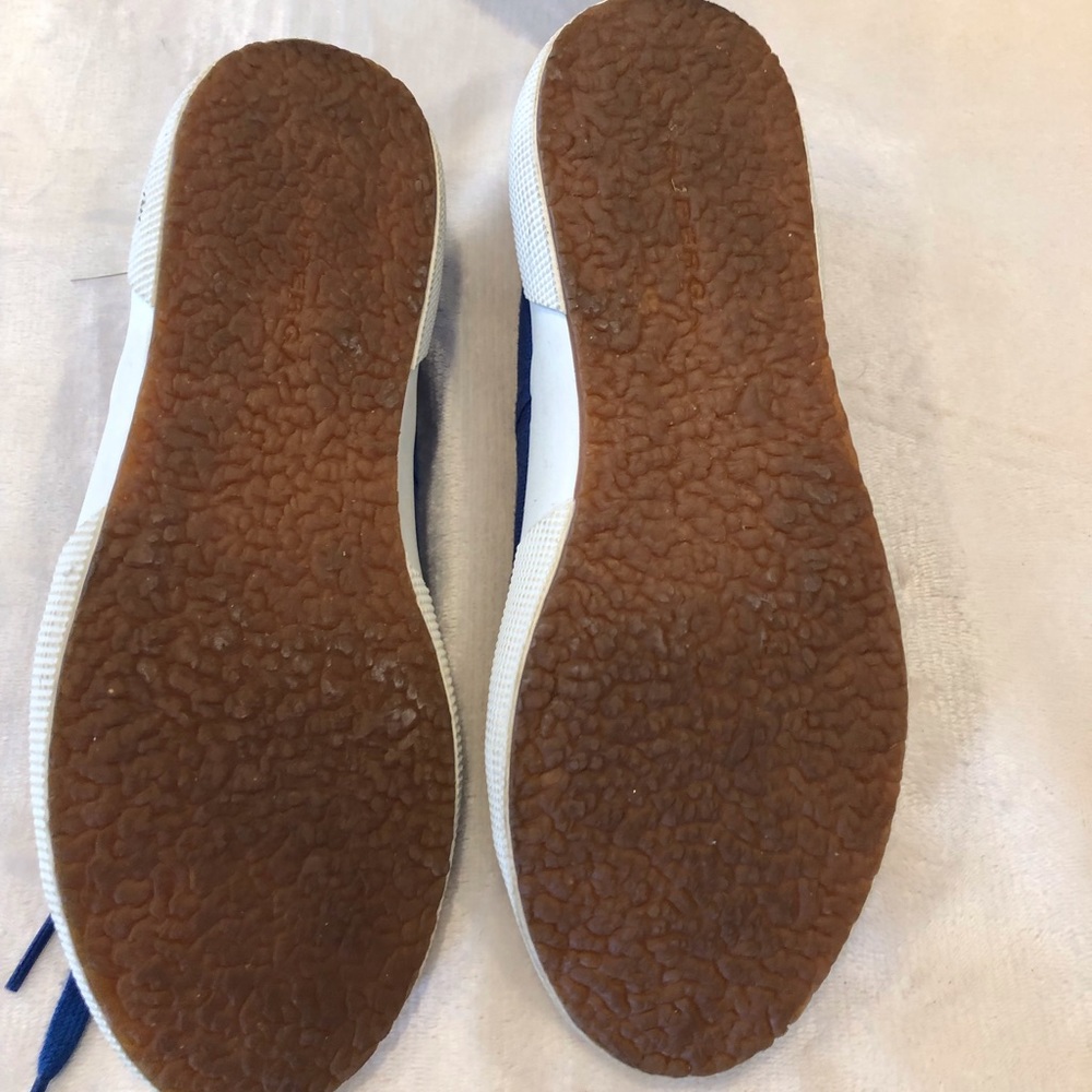 Supera Blue Canvas Sneakers, Size 8 - Picture 9 of 9